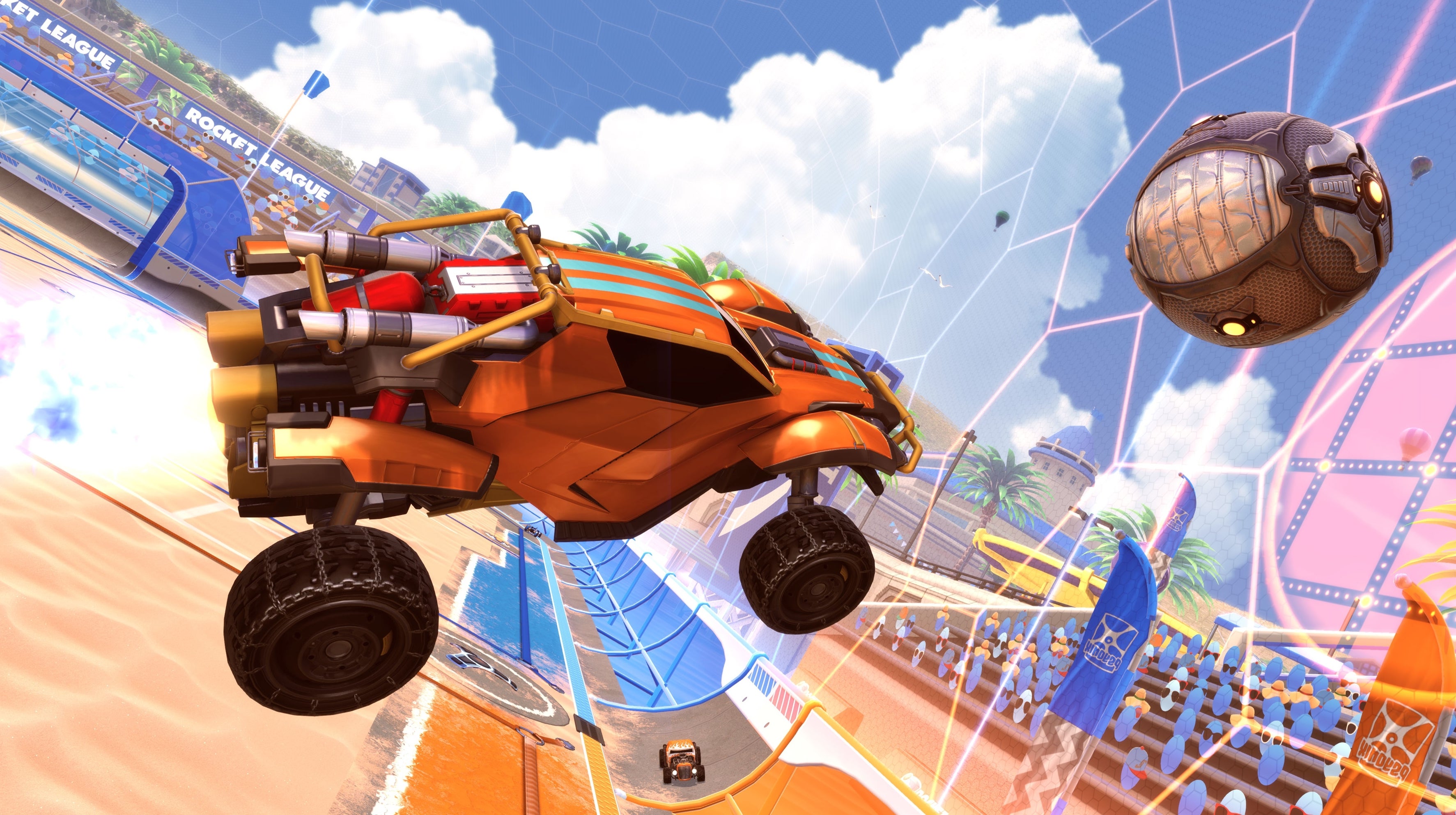 Rocket League's summer-themed Salty Shores update launches next week