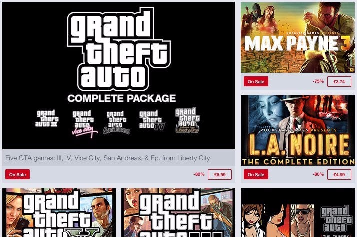 Rockstar Games up to 80 per cent off in Humble Sale