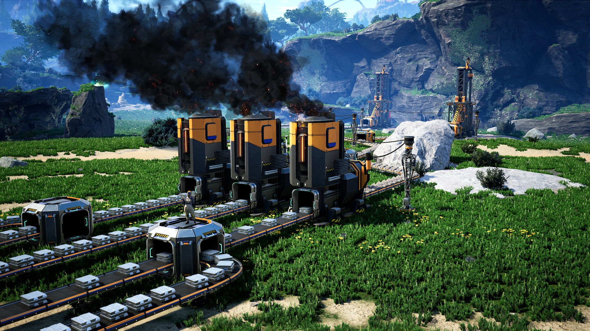 Satisfactory churns out a Steam release for June