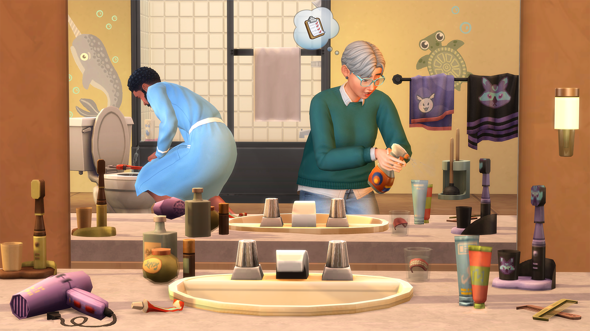 The Sims 4 does messy bathrooms and sexy pants in next two DLC Kit packs
