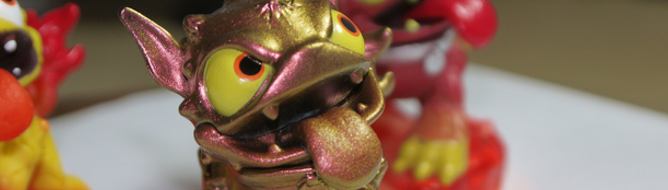 Skylanders: Swap Force limited edition toy being handed out at E3