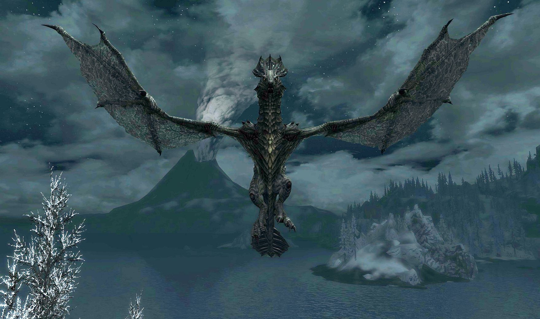 Watch as 300 giants battle 100 dragons in this Skyrim Special Edition video