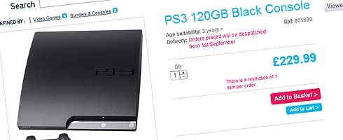 Toys R Us drops PS3 to £229.99
