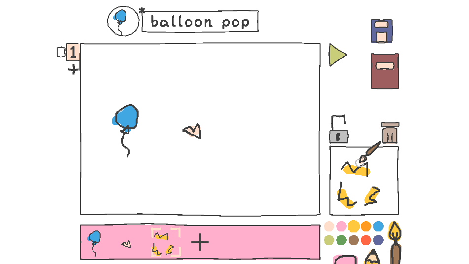 Sok-Stories is a cute 'n' easy game-maker tool