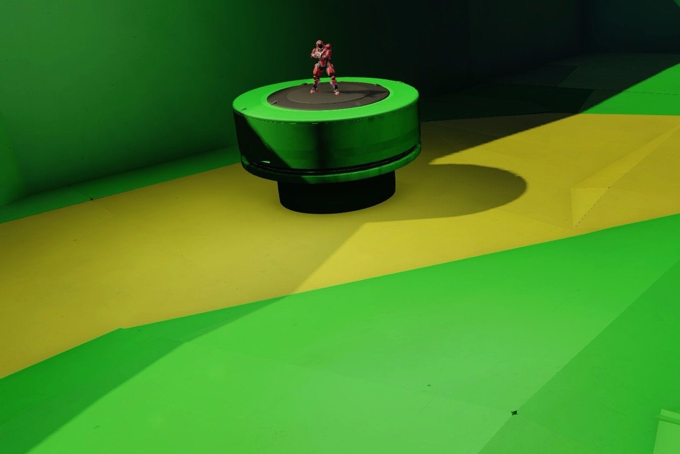 Someone made Princess Peach's Castle in Halo 5