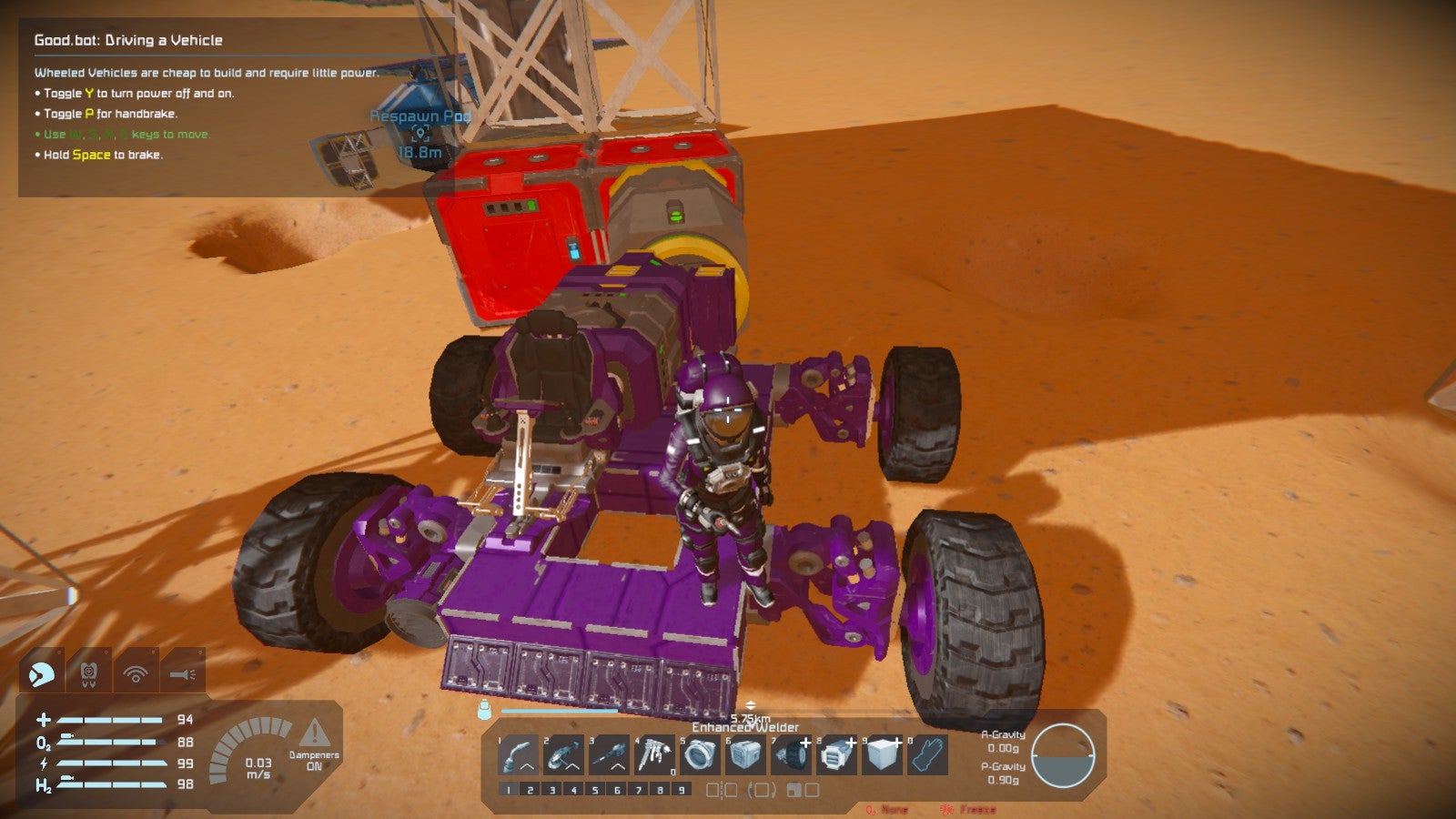 I am proud of my ugly, humble creation in Space Engineers