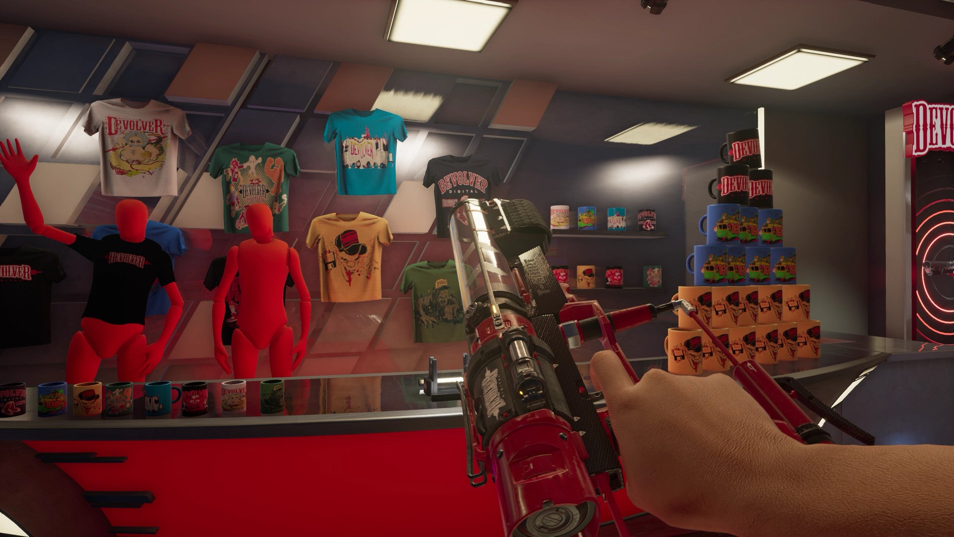 Devolverland Expo is a first-person ‘marketing simulator’ out now for free