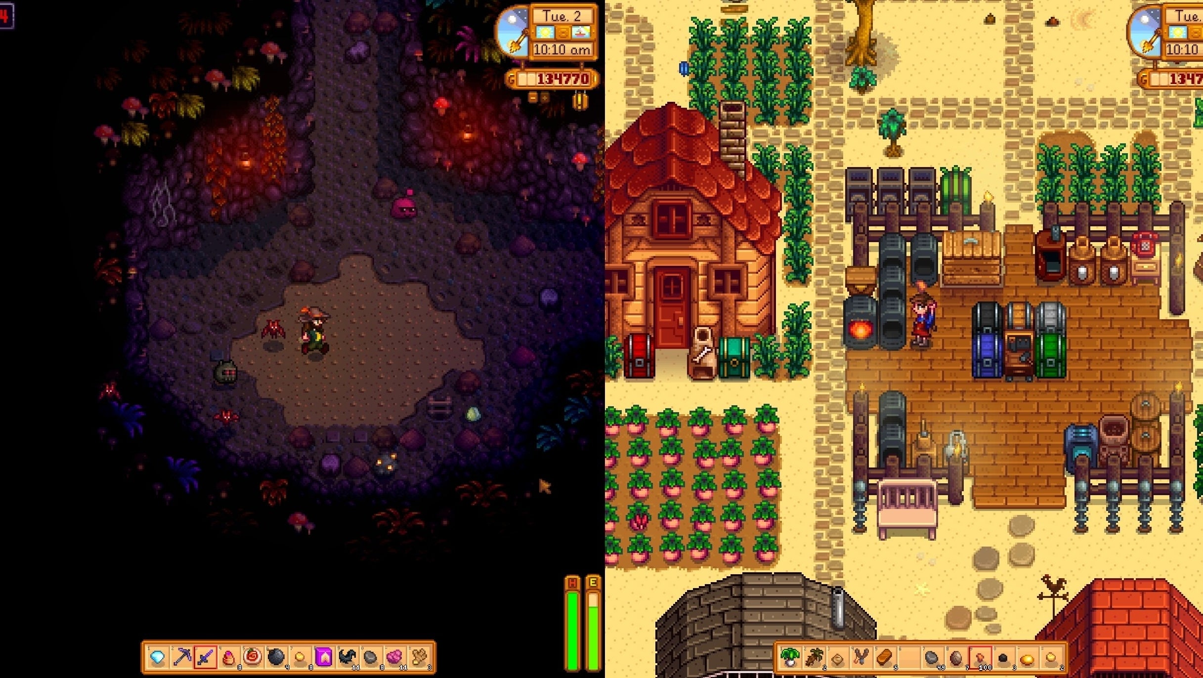 Stardew Valley is getting split-screen co-op