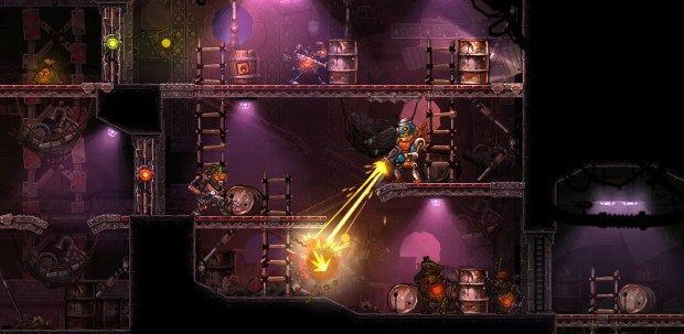 Turn-Based Steampunk Shooting: SteamWorld Heist Trailer