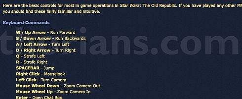 Rumor: SWTOR play guide leaked