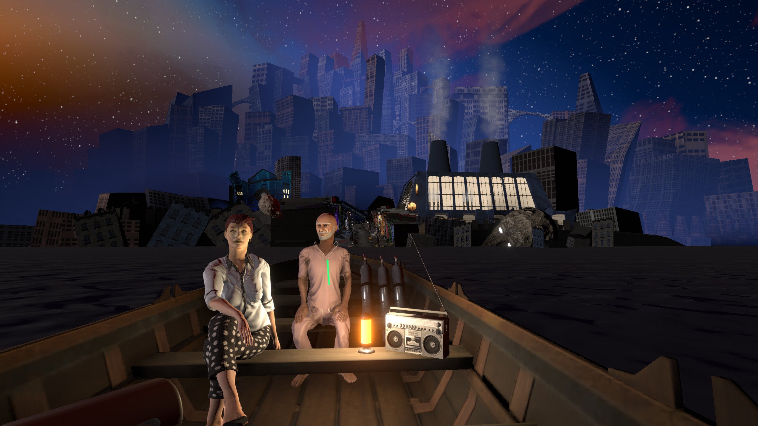 Off-Peak City feels so big because it's built from tiny places and unknown space