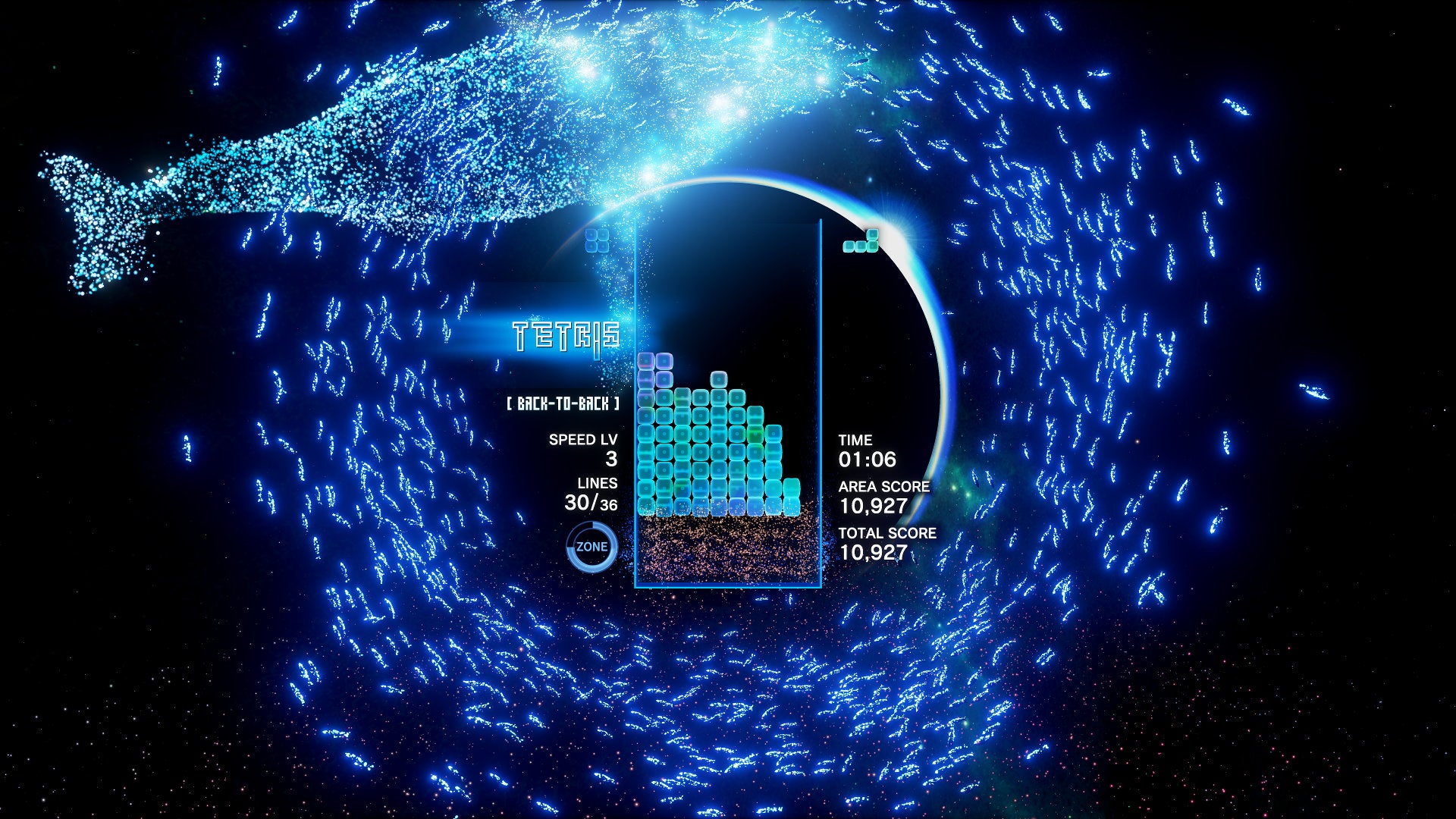 Tetris Effect's trippy tetrominoes tumble onto PC next week