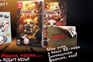 The Binding of Isaac: Afterbirth+ will no longer be a Switch launch title