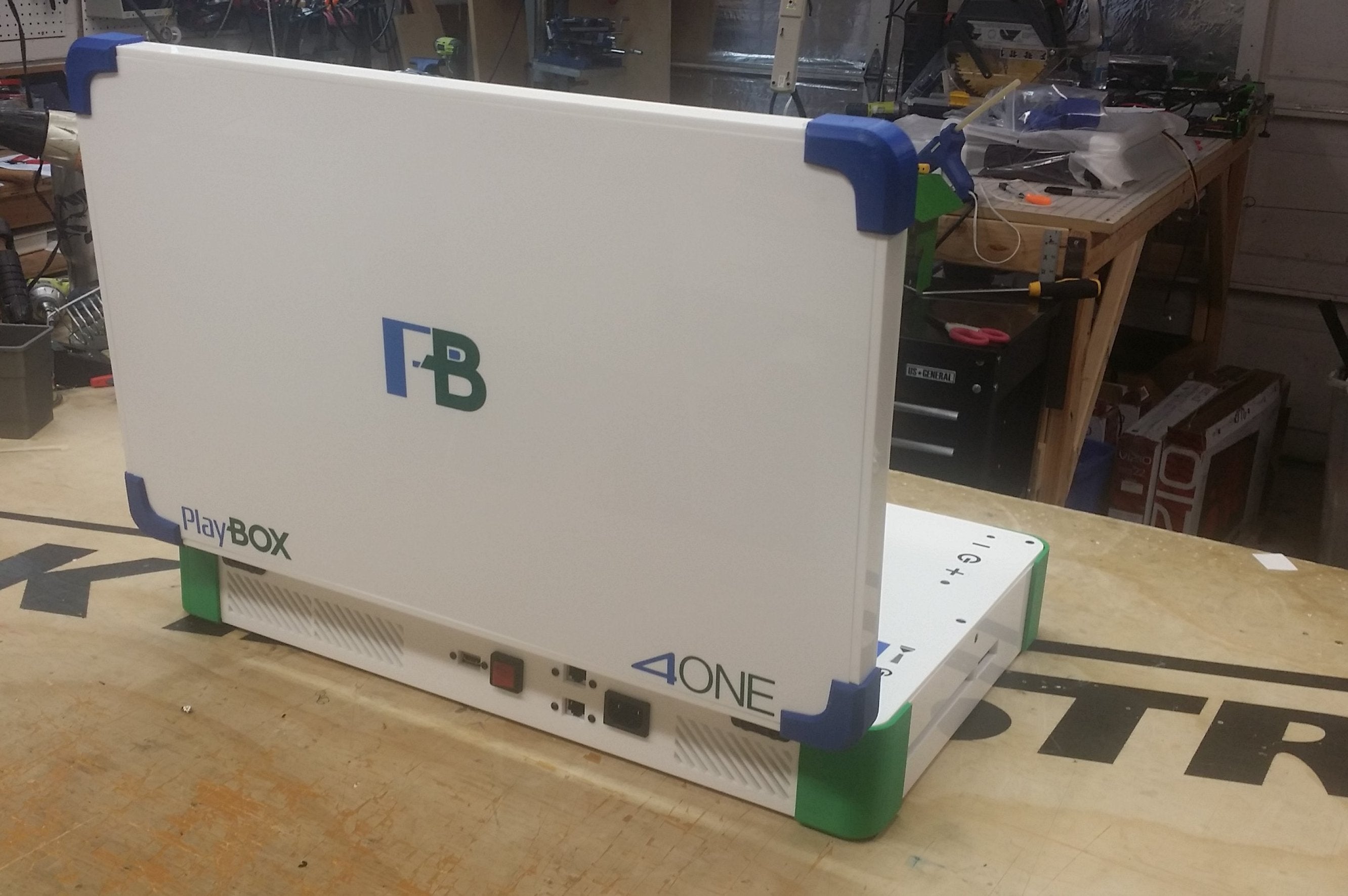 The PlayBox is a PS4 and Xbox One combined in a single laptop