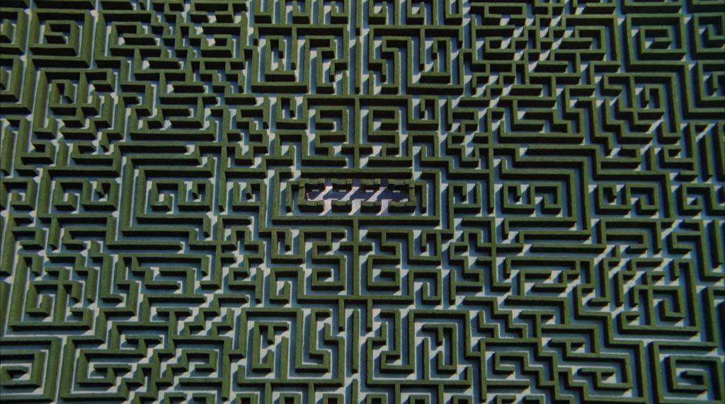 The Shining's hedge maze realised as first-person browser game