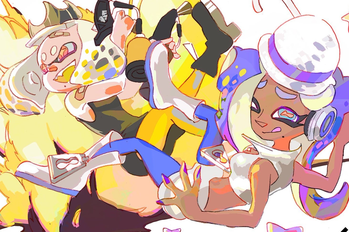 This month's Splatoon 2 Splatfest goes global, asks fists or funny bone?