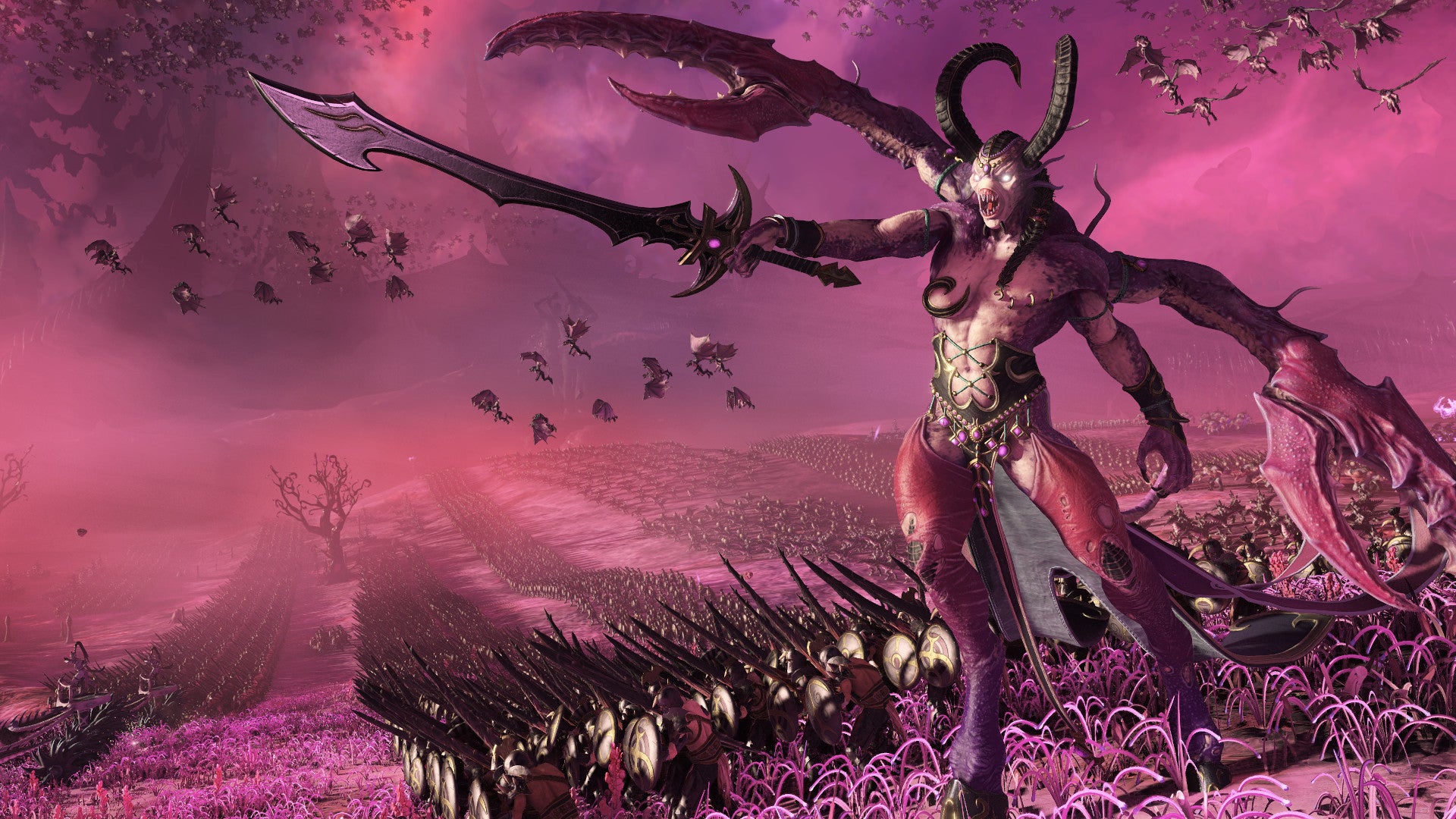 Total War: Warhammer 3 reveals Slaneesh army