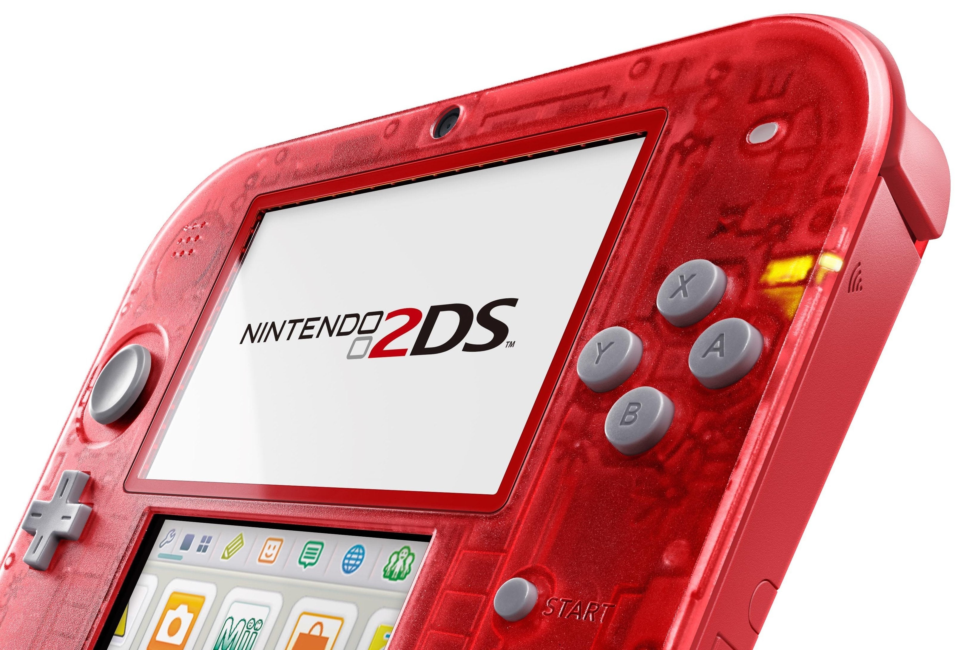 Transparent Red and Blue Nintendo 2DS designs revealed