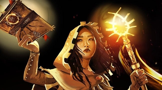 Trials of Fire is an RPG, a card-battler and a lovely digital book