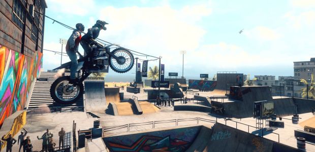 Trials Rising's tandem mode is funny