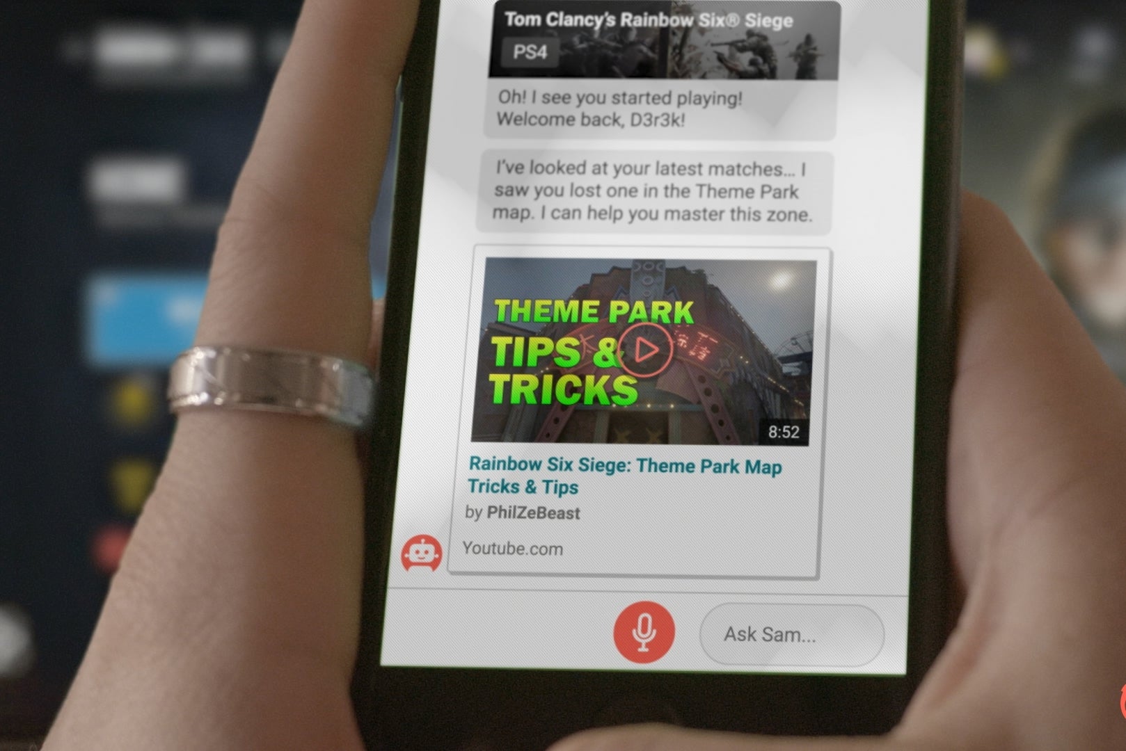 Ubisoft unveils Sam, a personal gaming assistant