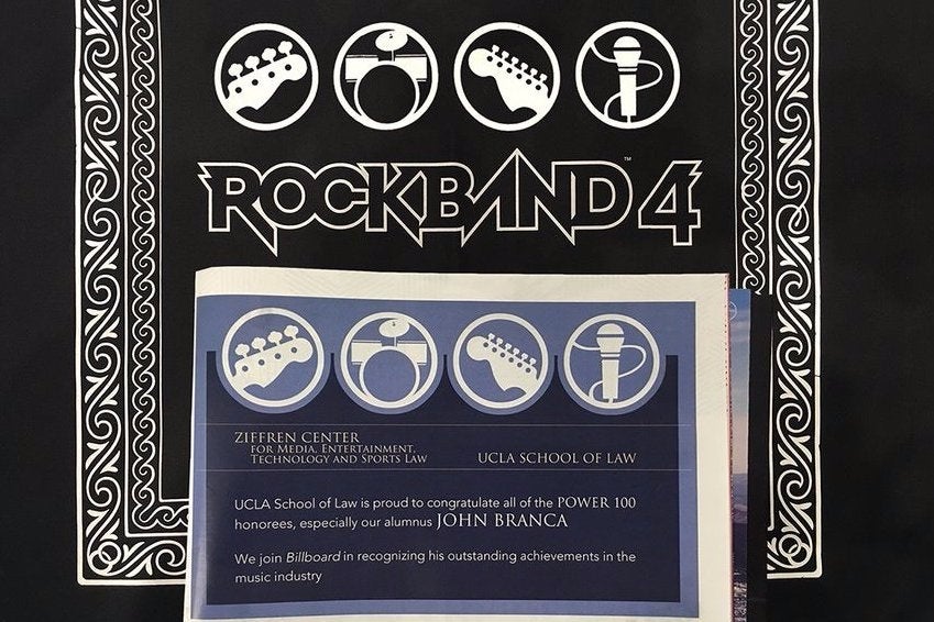 UCLA School of Law uses trademarked Rock Band 4 images in promo