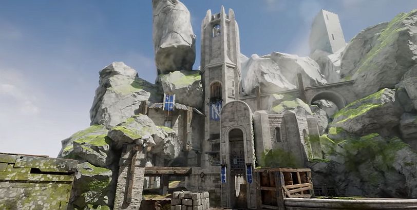 Unreal Tournament dev video gives you a look at Capture the Flag level Titan Pass
