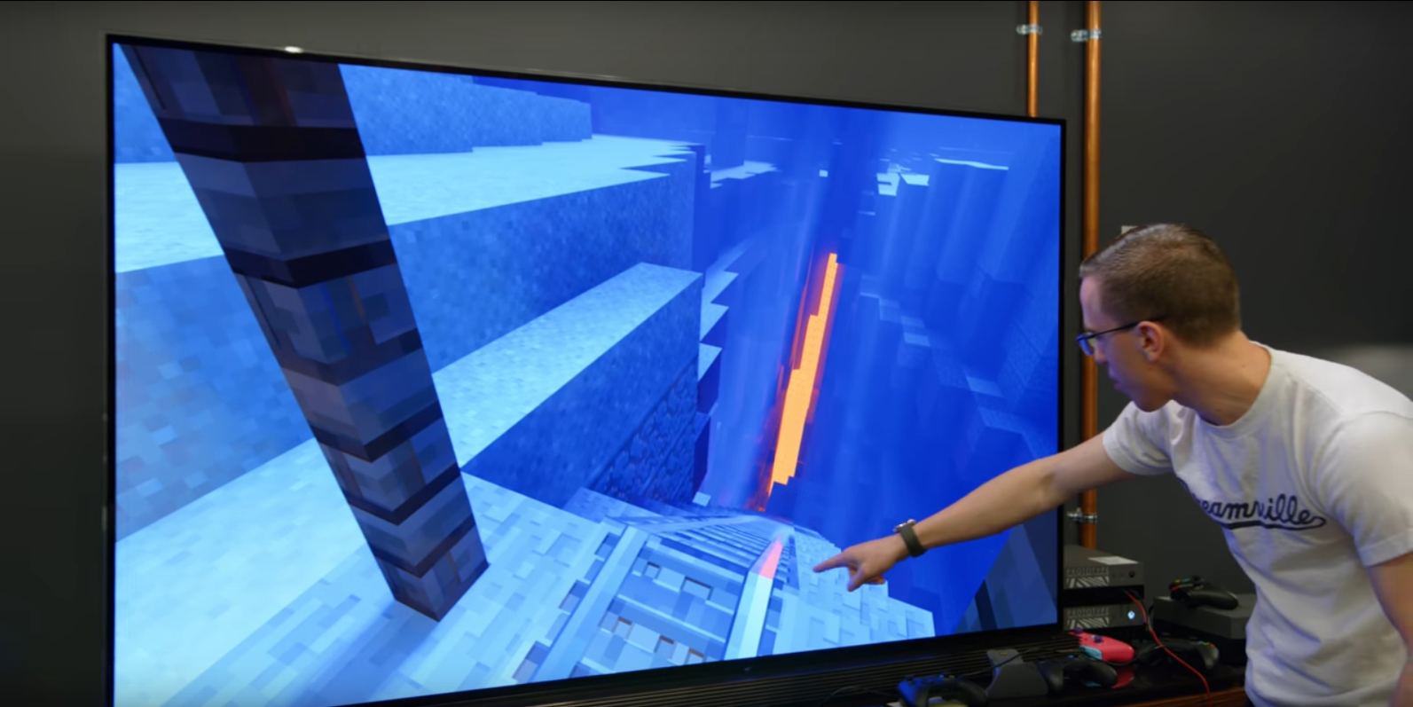 Here is what Minecraft looks like with ray tracing on Xbox Series X