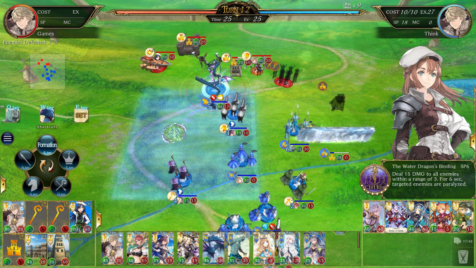 This indie RTS looks like a neat blend of anime Total War and collectible card game