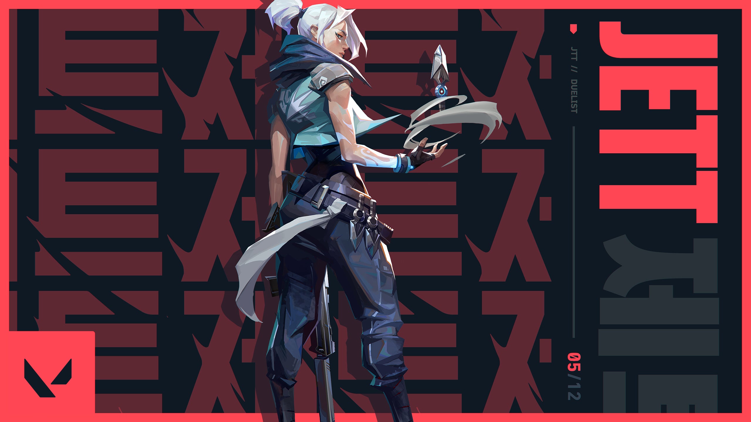 Here's Jett, Valorant's agile, knife-throwing hero