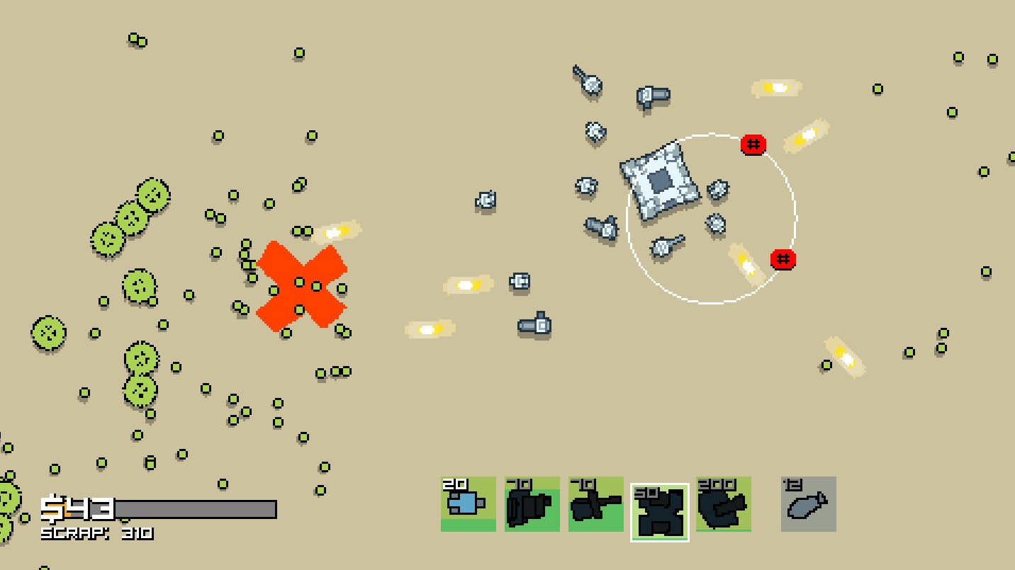 FFFLOOD's unfinished tower defense swarms are Vlambeer's parting gift