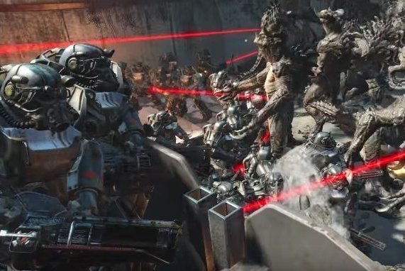Watch Fallout 4 pit 30k Deathclaws against 300 Brotherhood of Steel soldiers