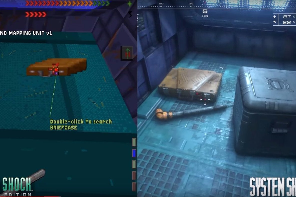 Watch: System Shock reboot vs Enhanced Edition graphics comparison