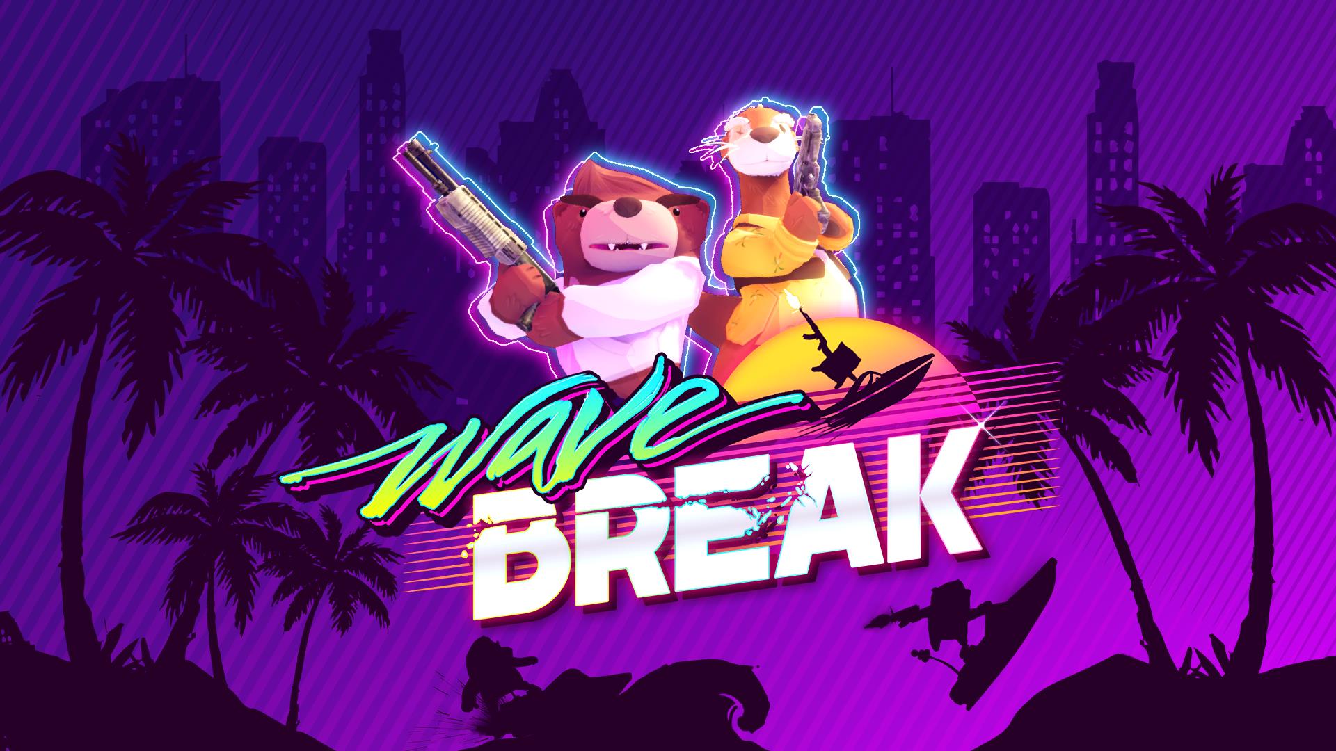 Wave Break is a skateboarding game, except you're riding boats and shooting guns