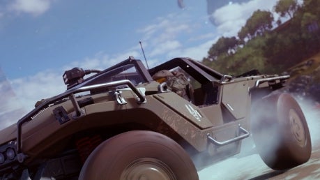 Cortana commentates the Forza Horizon 4 Halo mission