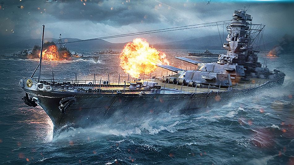 The closed beta for World of Warships has started