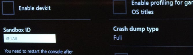Xbox One dev kit menus unlocked by a gamer, process could brick your console