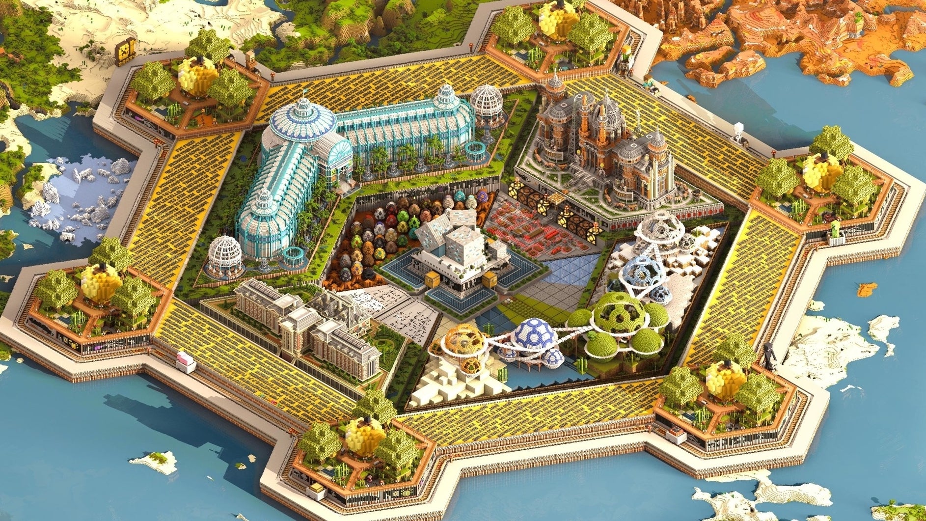You can explore Minecraft's 10-year history in a massive new interactive in-game museum