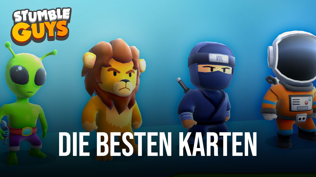 Stumble Guys Kartenliste - Die besten Karten in Stumble Guys erklärt