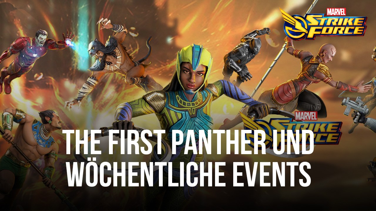 MARVEL Strike Force - The first Panther und wöchentliche Events für November 2022