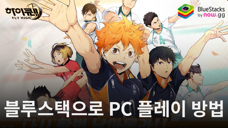 하이큐!! FLY HIGH: 수집형 스포츠 육성 RPG 블루스택으로 PC 다운로드 및 플레이 방법