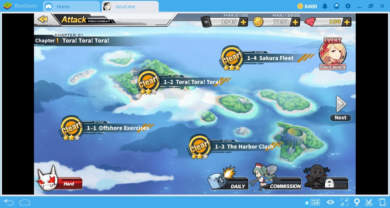 Leveling in Azur Lane: Wie man am schnellsten und effizientesten aufsteigt 4