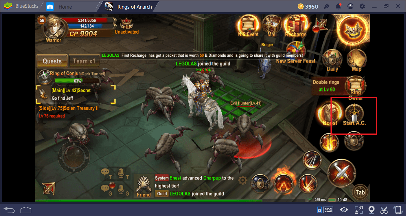 How To Play Rings of Anarchy More Efficiently With Multi-Instance Feature