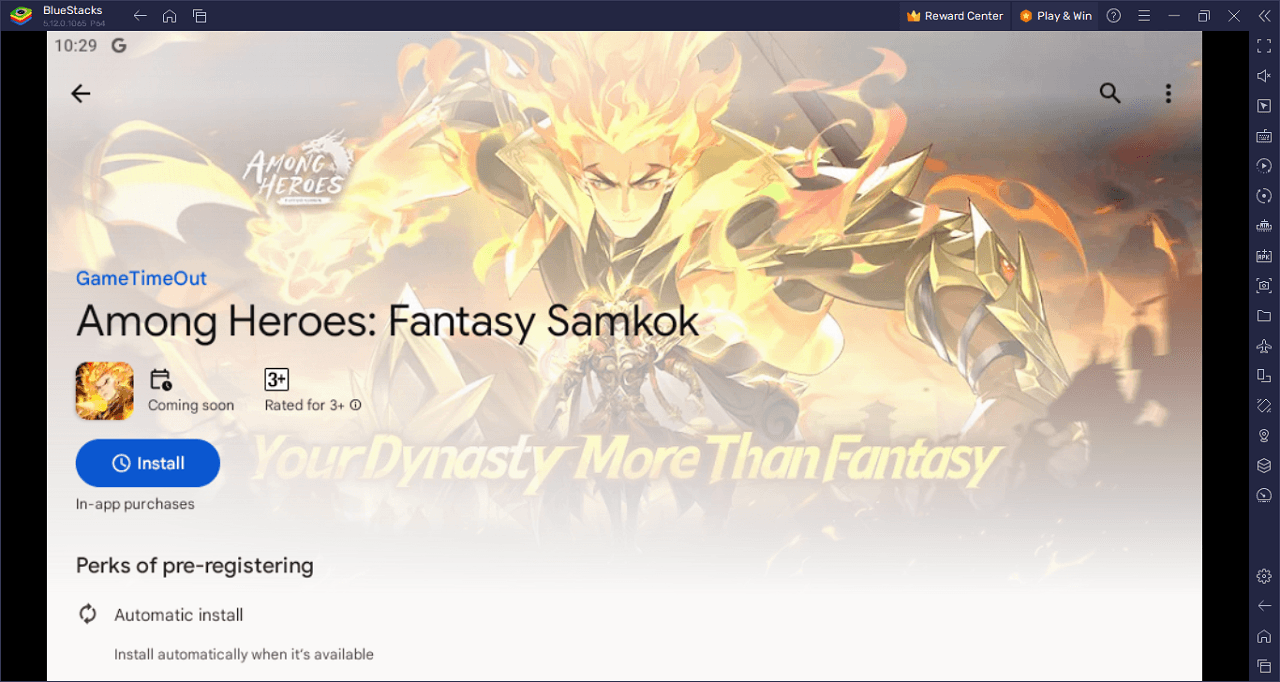 How to Play Among Heroes: Fantasy Samkok on PC With
