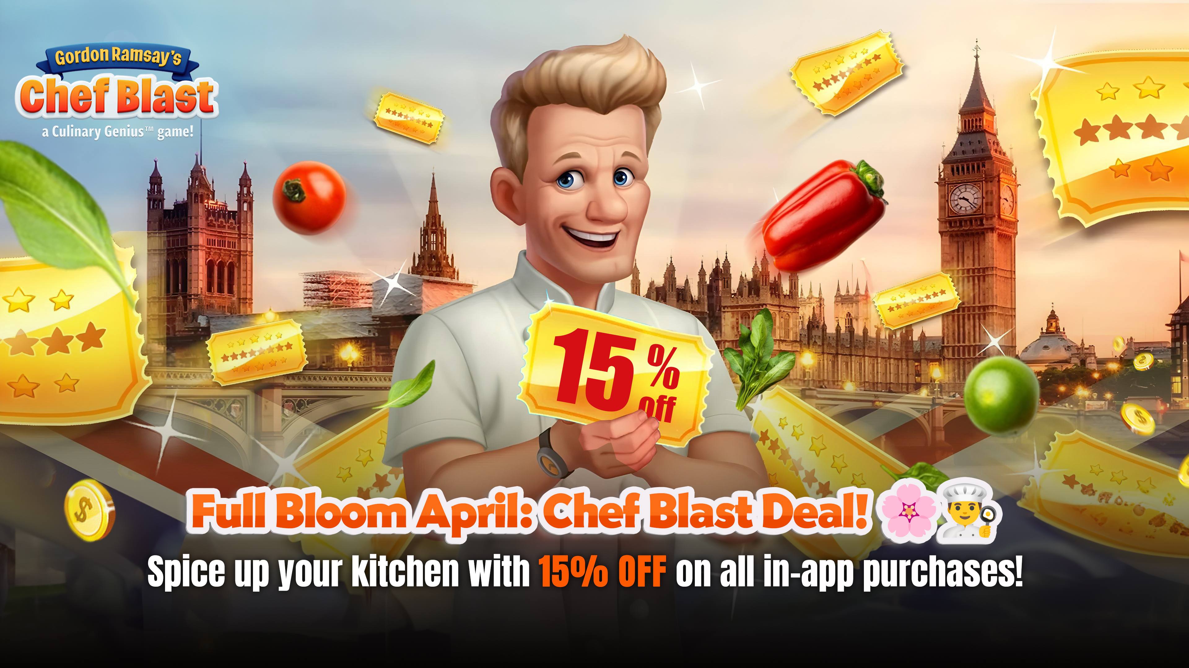 Gordon Ramsay: Chef Blast – 四月大促銷!立即享受 15% 折扣
