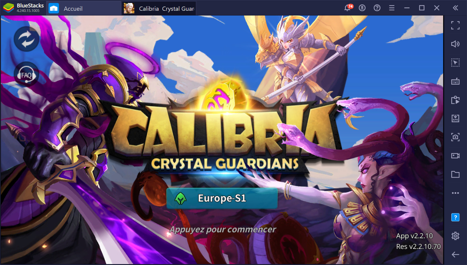Comment jouer à Calibria : Crystal Guardians sur PC avec