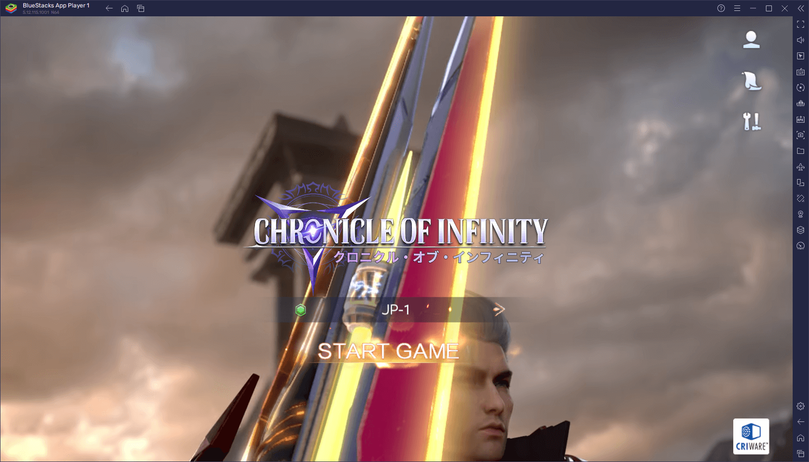 を使ってPCで『クロニクル・オブ・インフィニティ』を遊ぼう