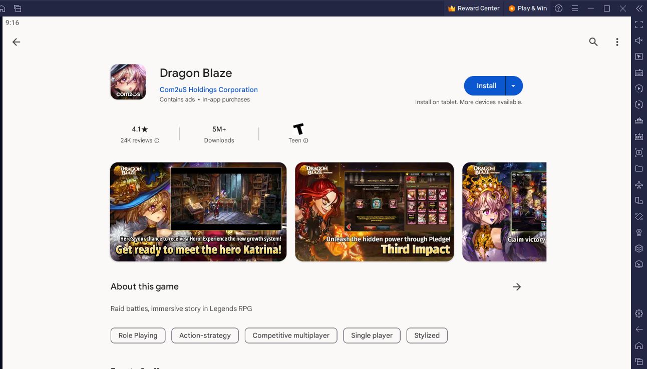 How to Play Dragon Blaze on PC or Mac with