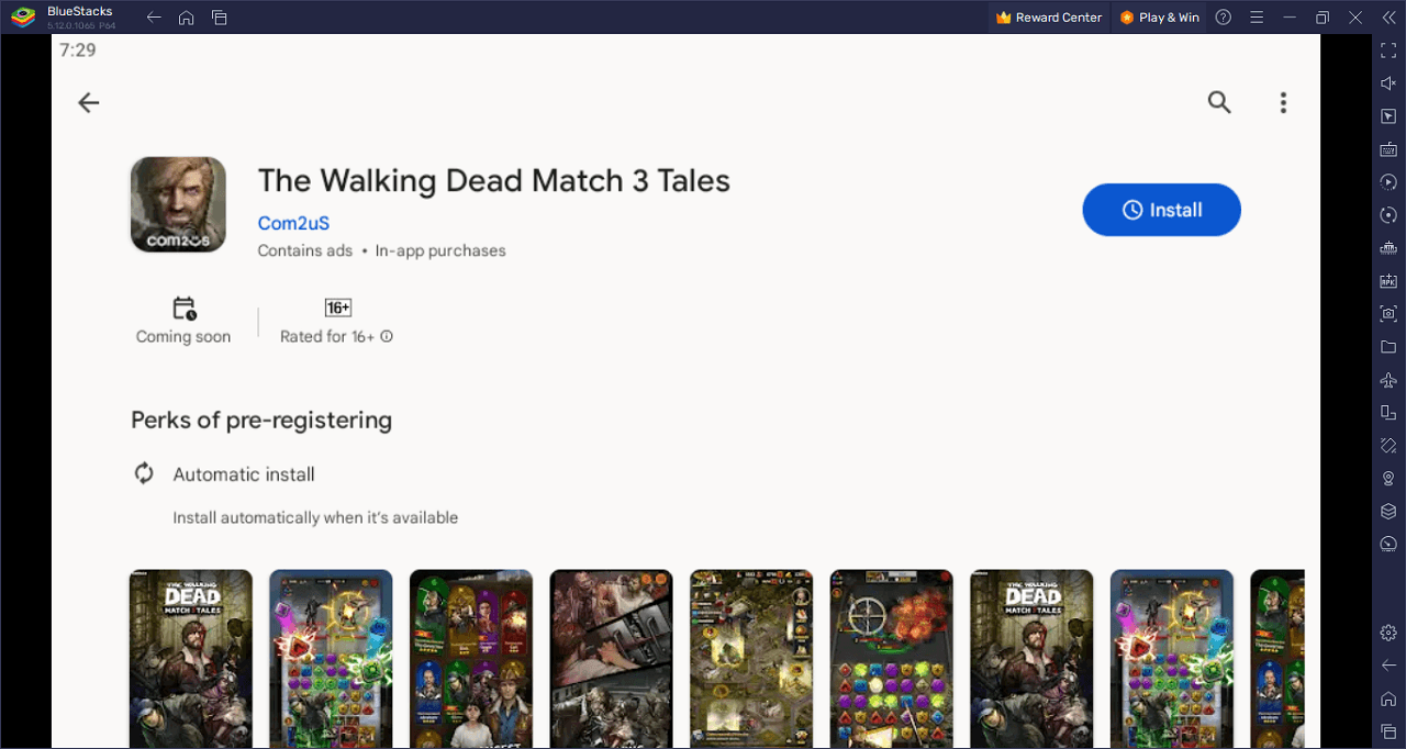Comment jouer à The Walking Dead Match 3 Tales sur PC avec