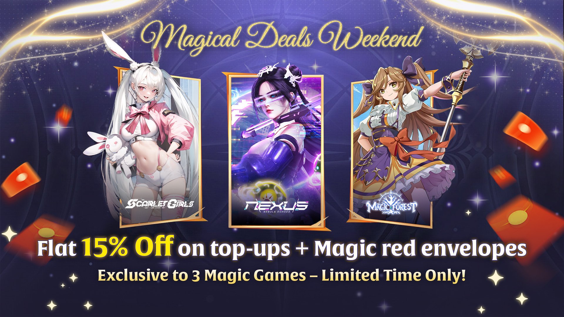 Magic Weekend Offer: Get 15% off in-game items